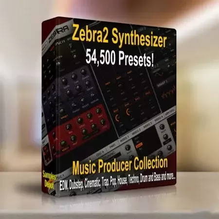 54,500+EDM多风格u-he ZEBRA2合成器预设包Samples Depot 54.500 Uhe Zebra2 Presets Bundle-果果资源网