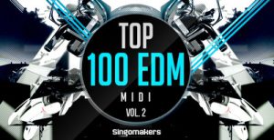 现代EDM/Big Room/ House风格采样包Top 100 EDM MIDI Vol 2-果果资源网