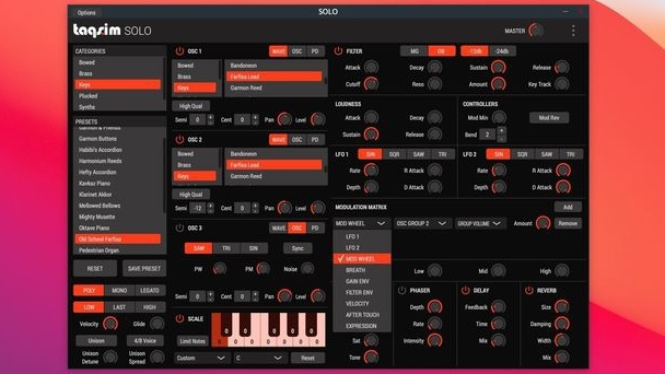 东方韵味SOLO合成器-TAQS.IM SOLO v1.1.4 v1.1.4 Rev1 [WiN, MacOSX]-果果资源网