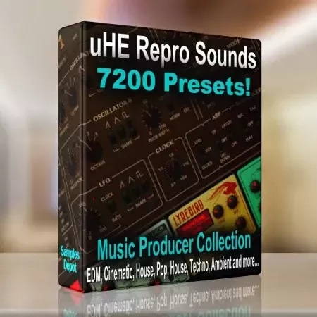 7,200+EDM多风格UHE REPRO合成器预设合集Samples Depot uHe Repro 7200 Presets Super Bundle-果果资源网