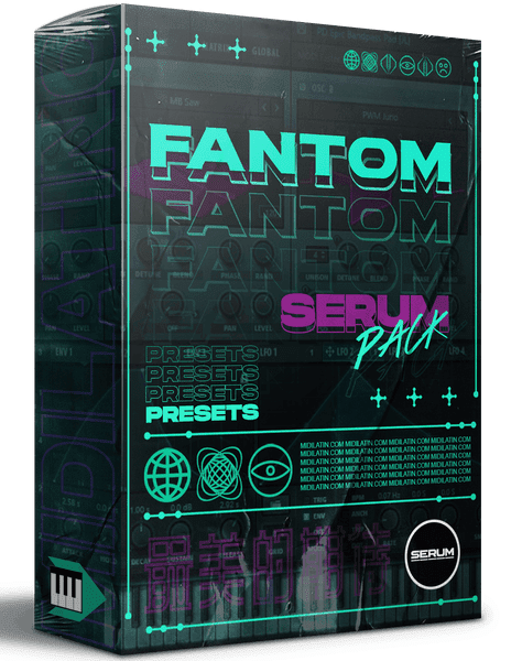 Reggaeton风格血清预设包Midilatino – FANTOM Reggaeton SERUM Bank-果果资源网