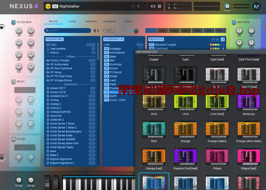 电子合成器reFX Nexus v4.5.13 WIN/MAC版含200G音色扩展