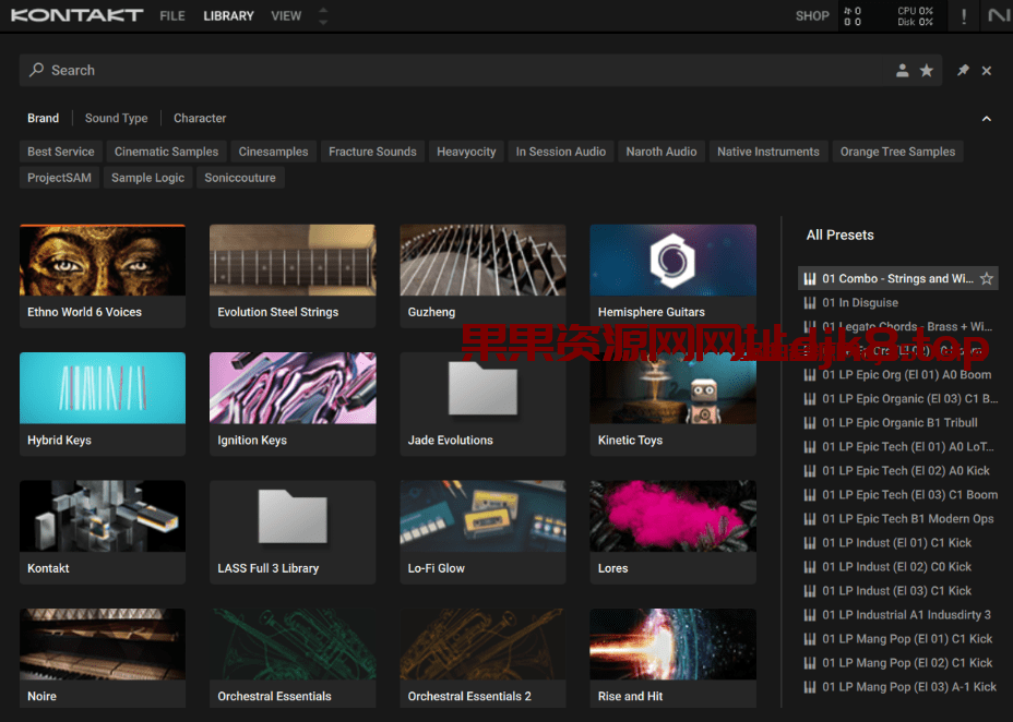 Kontakt 7 v7.7 WIN/MAC/便携版-果果资源网