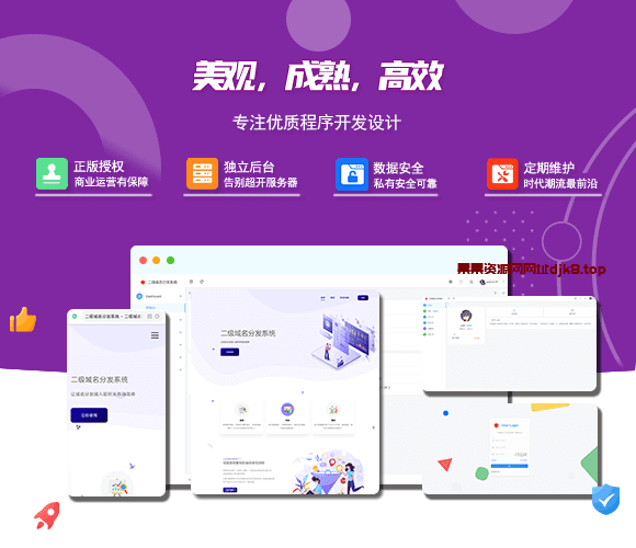 2024最新版守约者二级域名分发系统-果果资源网